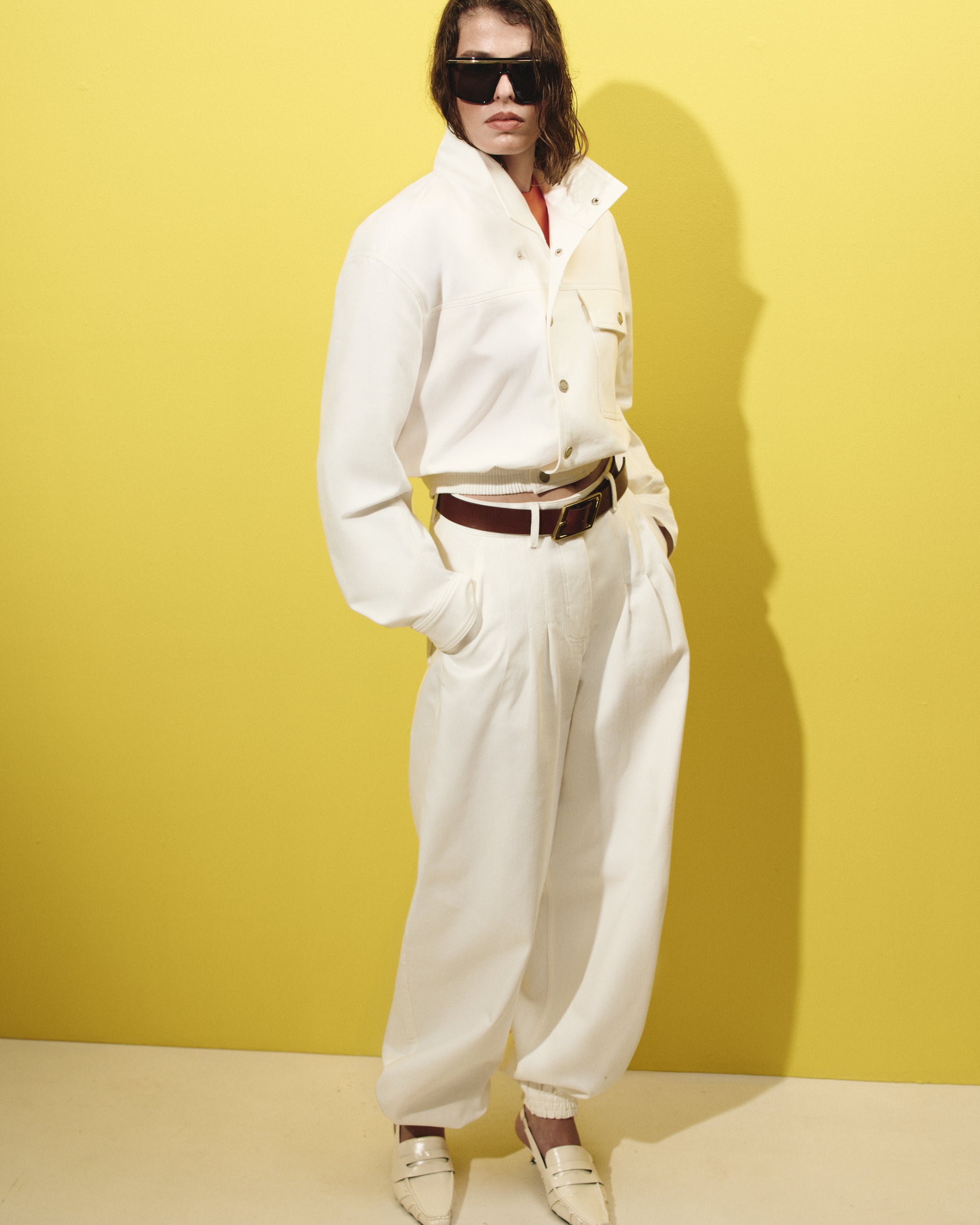 Джинси білі "ALADIN"