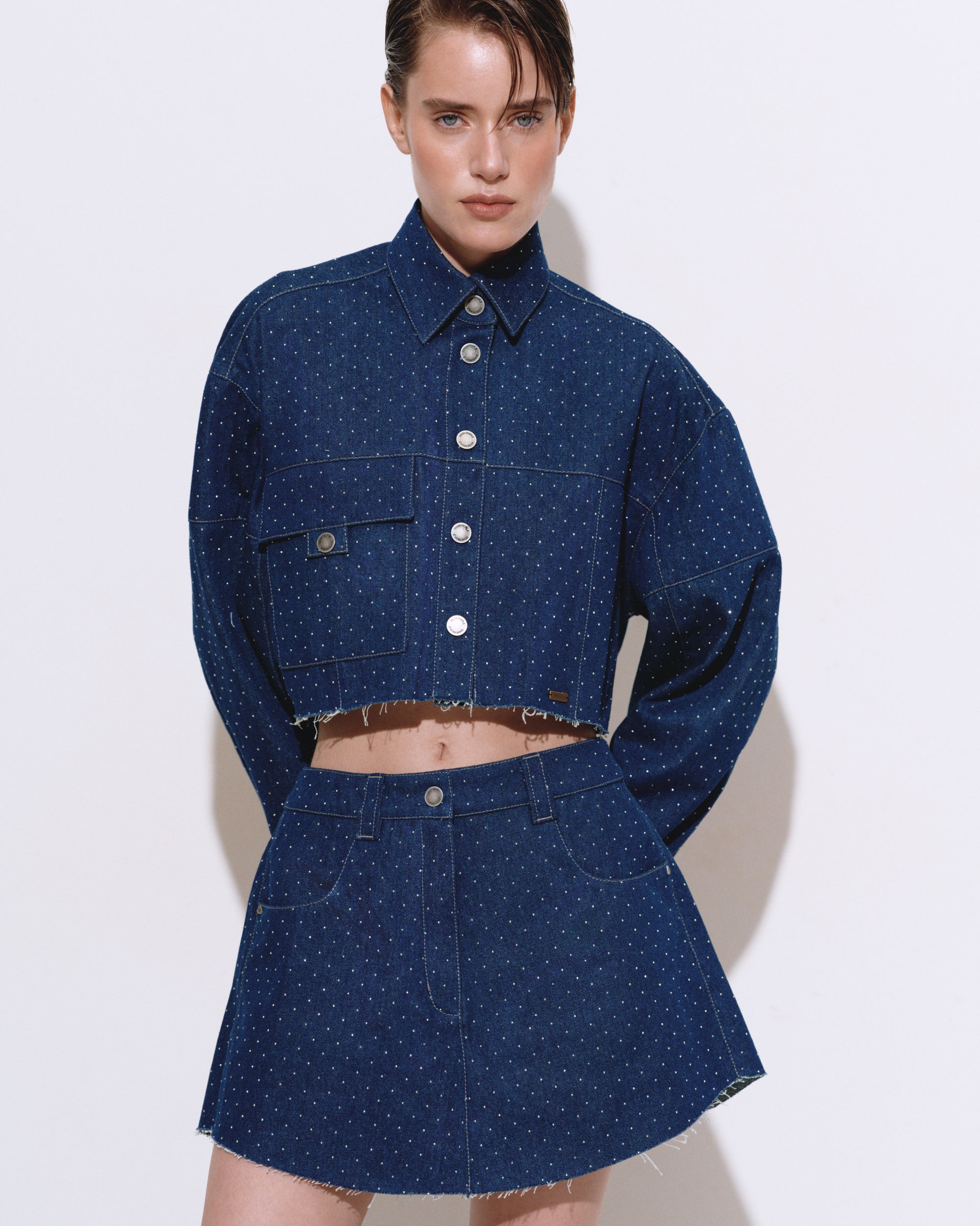 Сорочка джинсова "IVORY"