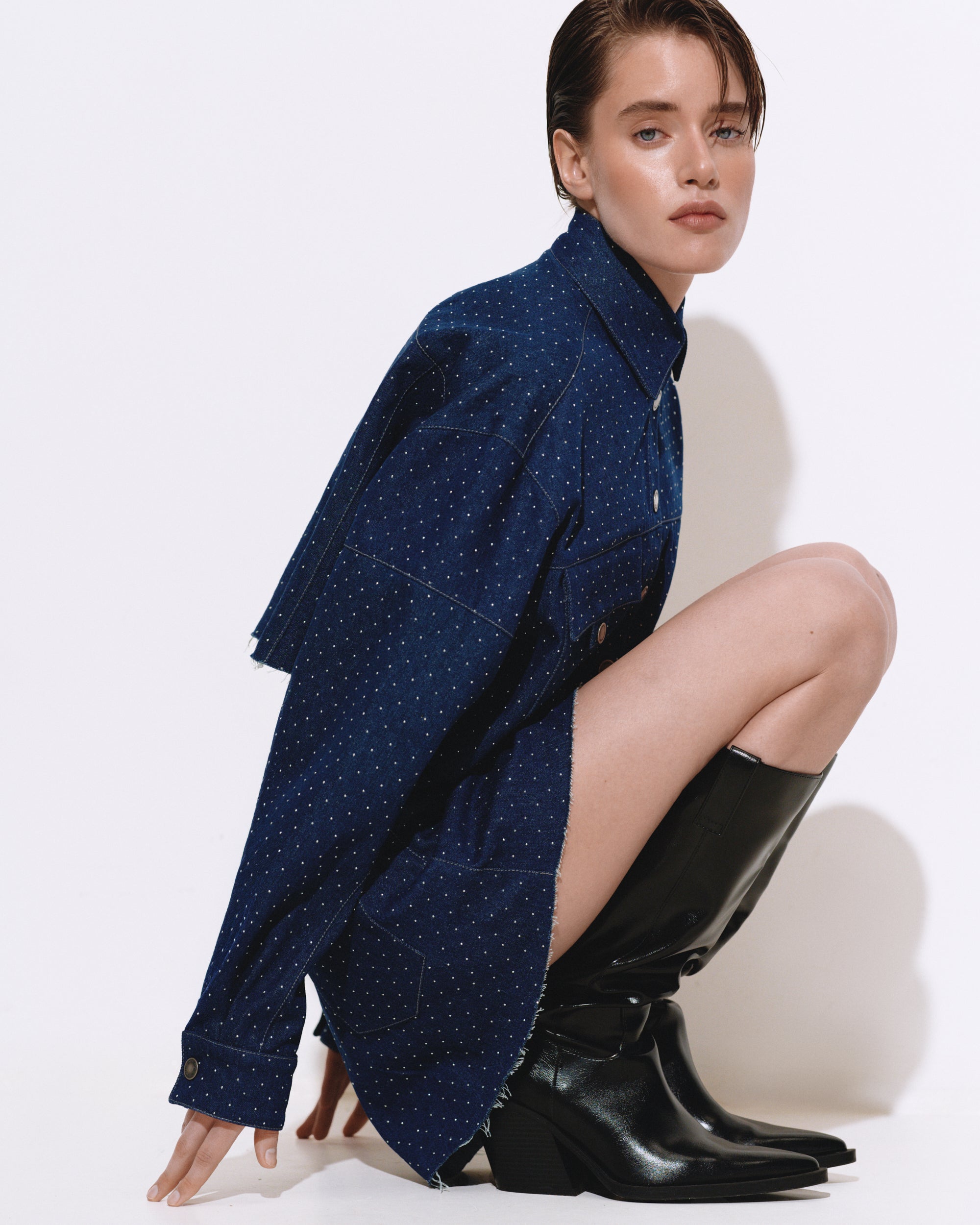 Сорочка джинсова "IVORY"