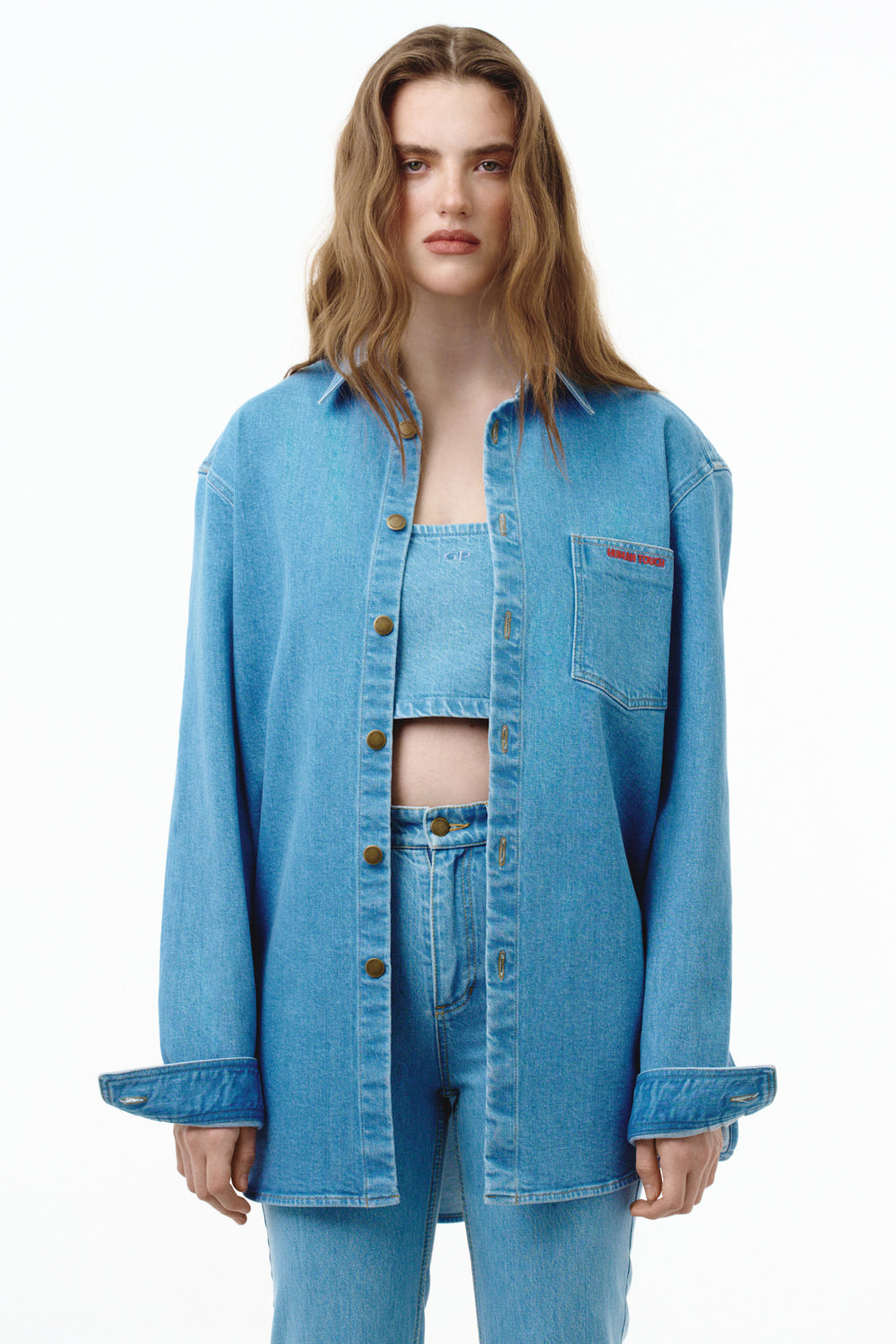 Джинси блакитні "VINTAGE"