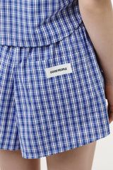 Шорти  блакитні "PLAID"