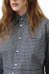 Сорочка чорна "PLAID"