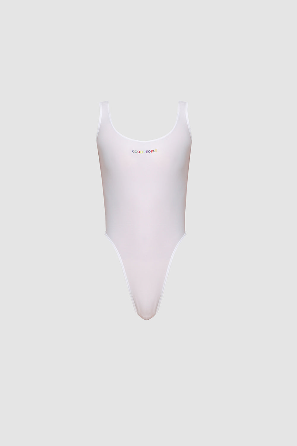 Bodysuit with colored logo