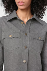 Жакет із мідними гудзиками