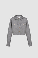 Жакет із мідними гудзиками