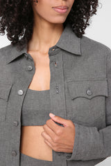 Жакет із срібними гудзиками