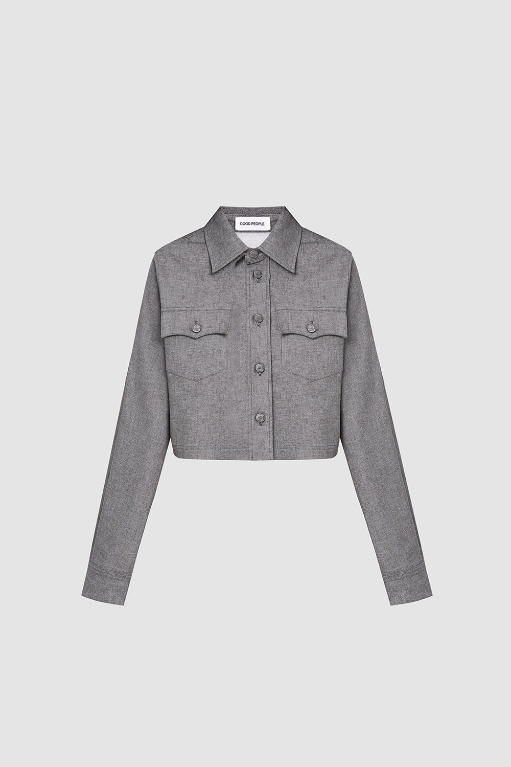 Jacket with silver buttons