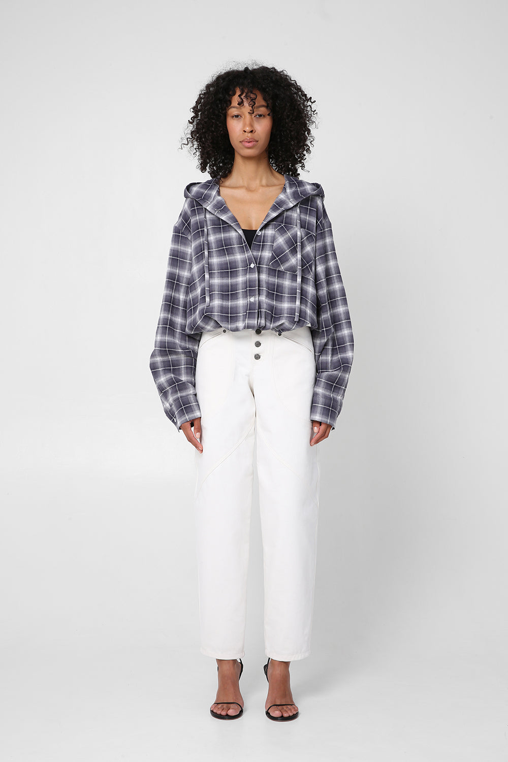 Hooded shirt