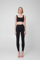 Leggings with elastic waistband