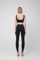 Leggings with elastic waistband