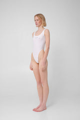 Bodysuit with colored logo