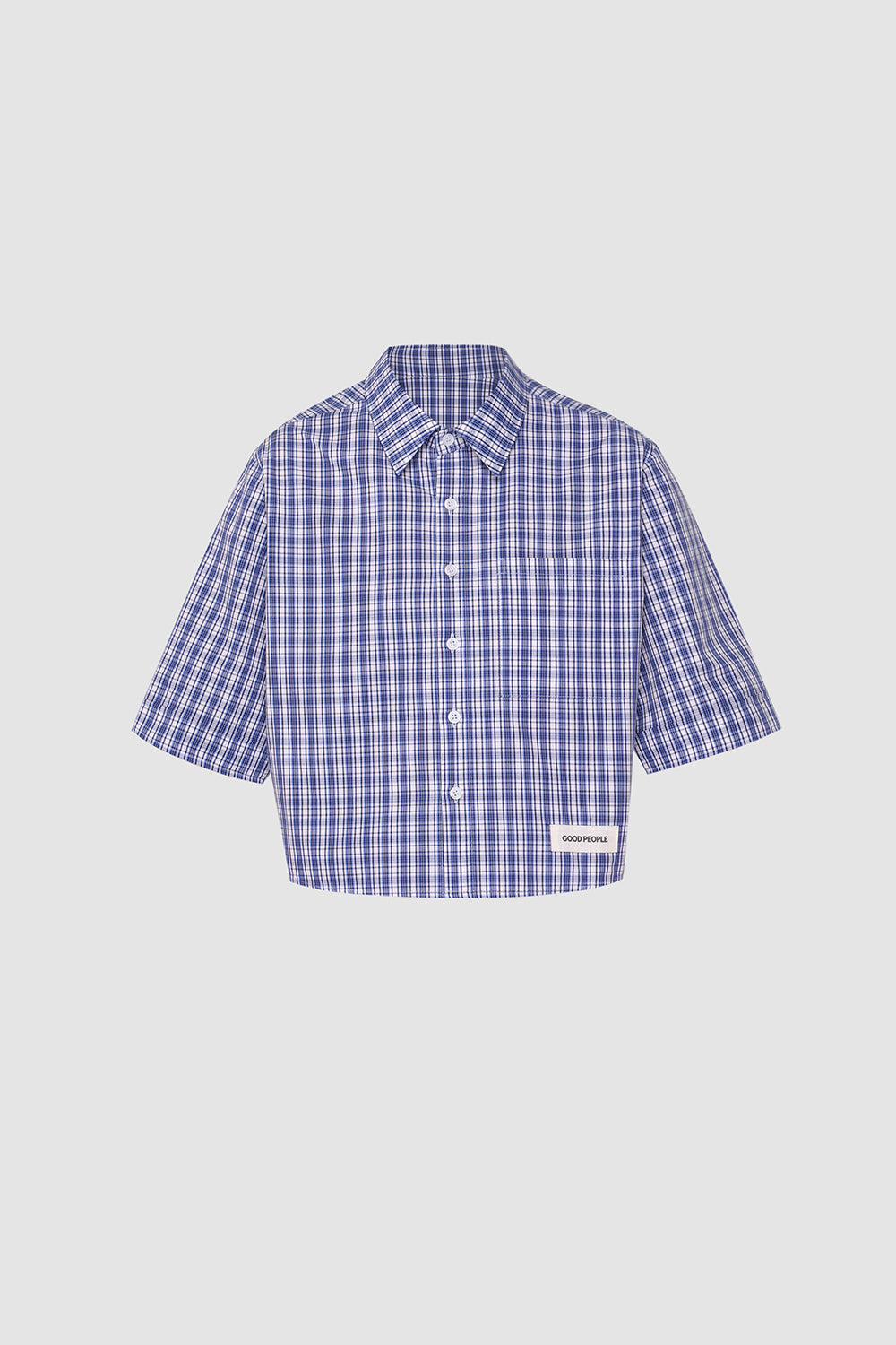 Blue shirt "PLAID"