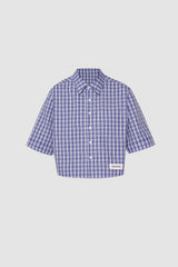 Blue shirt "PLAID"