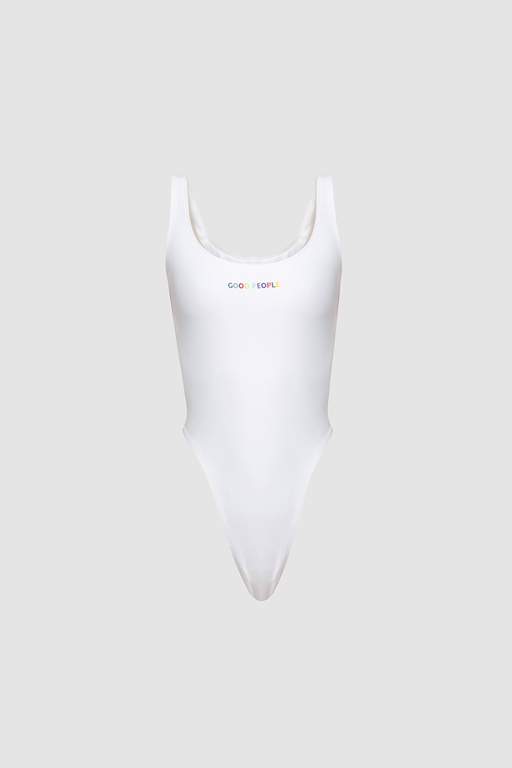 Bodysuit with colored logo
