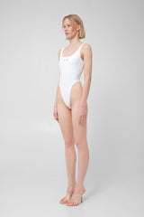 Bodysuit with colored logo
