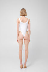 Bodysuit with colored logo