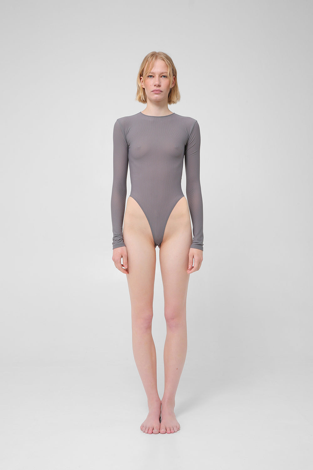 Bodysuit with sleeves