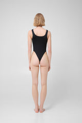 Bodysuit with colored logo