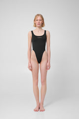 Bodysuit with colored logo