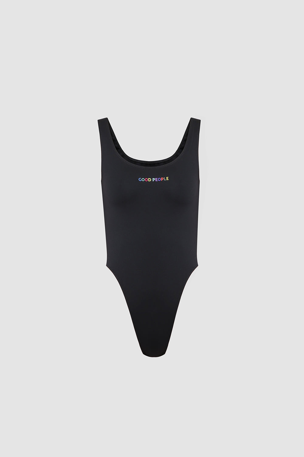 Bodysuit with colored logo