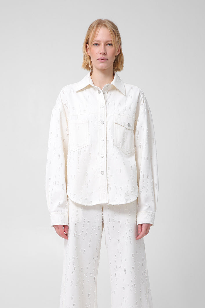 Denim shirt with pockets