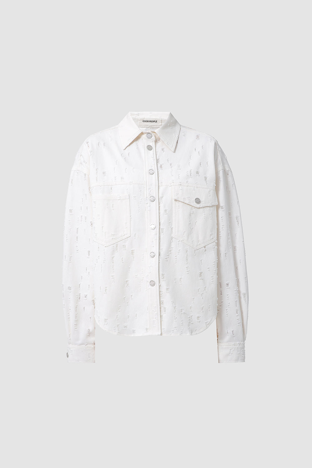Denim shirt with pockets