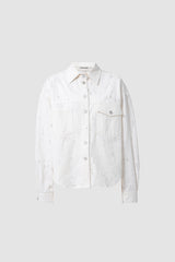 Denim shirt with pockets