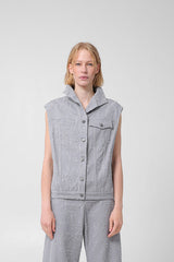 Джинсовий жилет