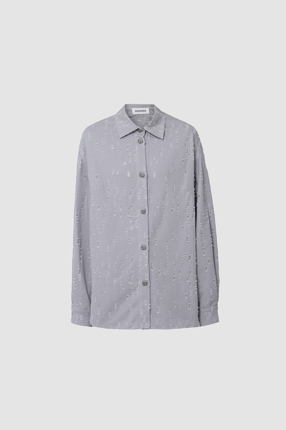Denim shirt without pockets